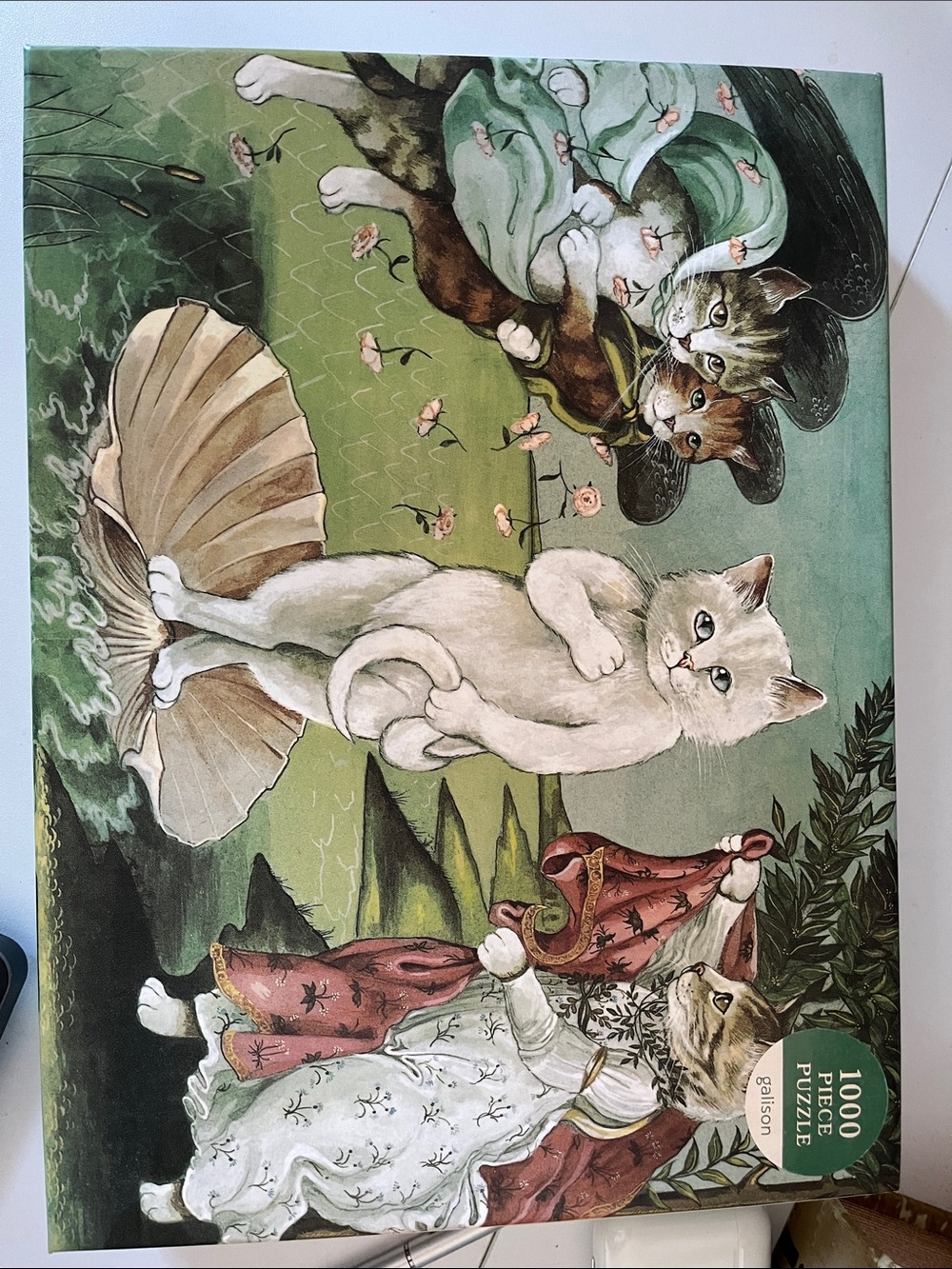 Meowsterpiece of Western Art - The Birth of Venus